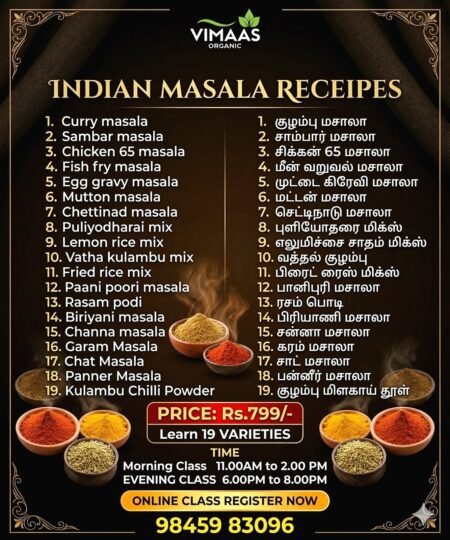 Indian Masala Receips Class
