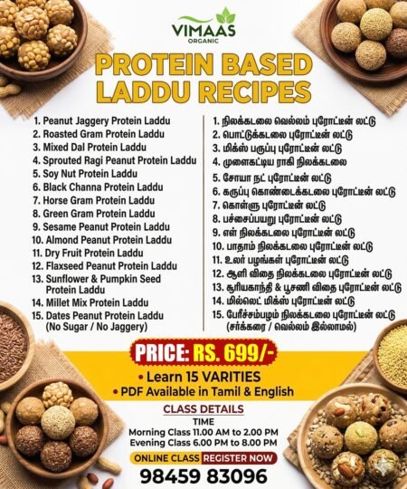 Protien Based Laddu Receipe Class