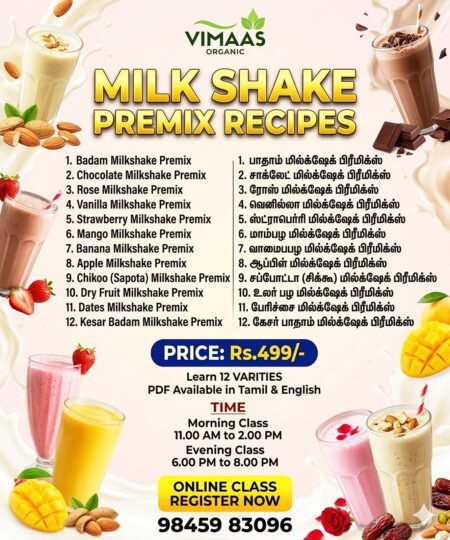 Milk Shake Premix Receipe Class