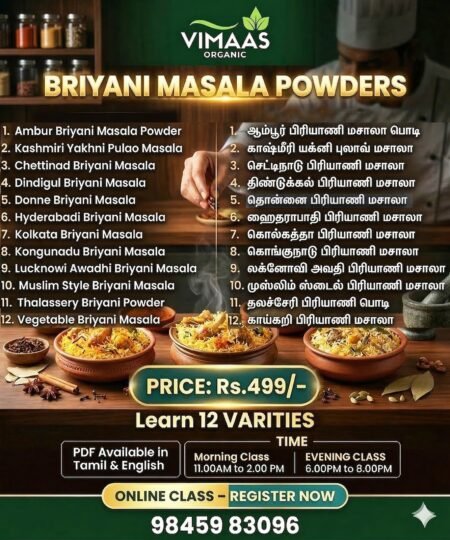 Biriyani  Masala Powders Class