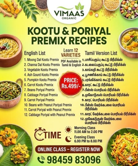 Koottu & Poriyal Premix Receipe Class