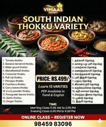 South Indian Thokku Variety Class