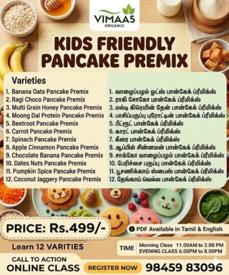 Kids Friendly Pan Cake Premix Class
